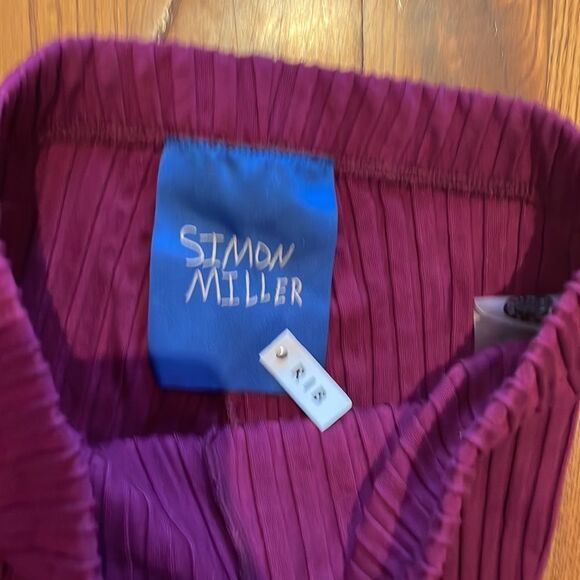 SOLD! Simon Miller Cyrene rib pants plum new no tags - Picture 8 of 16